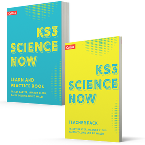 KS3 Science Now Teacher Pack and Learning and Practice Book covers