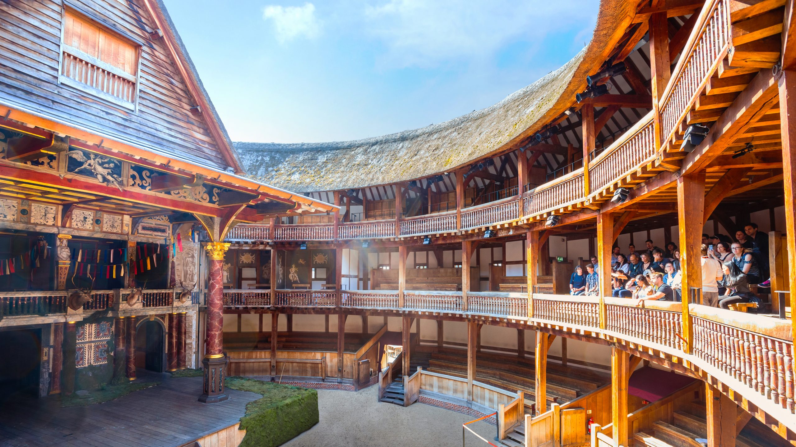 The Globe stage, London