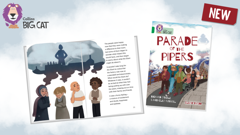 Parade of the Pipers cover and double page spread